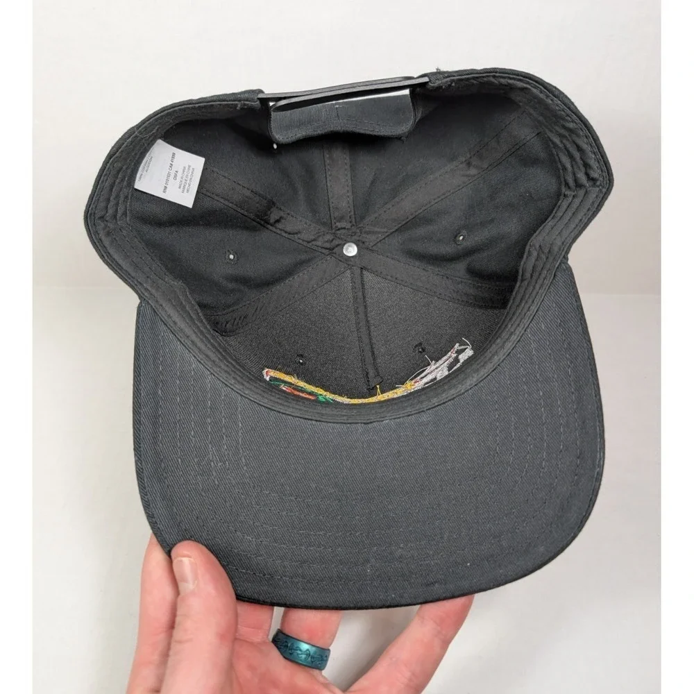 Hot Wheels x 7-11 Logo Hat Black Snapback Adjustable 100% Cotton Limited Edition